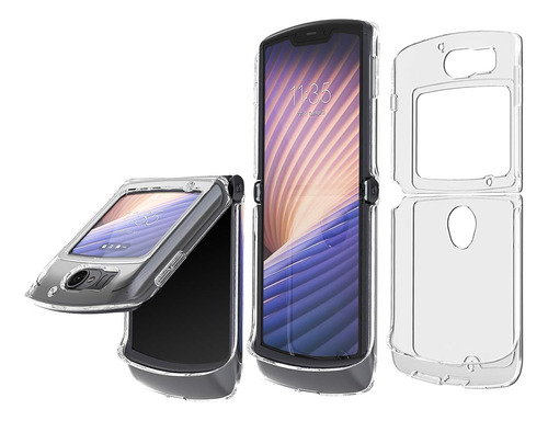 Cbus Wireless Funda Rígida Transparente Para Motorola Razr