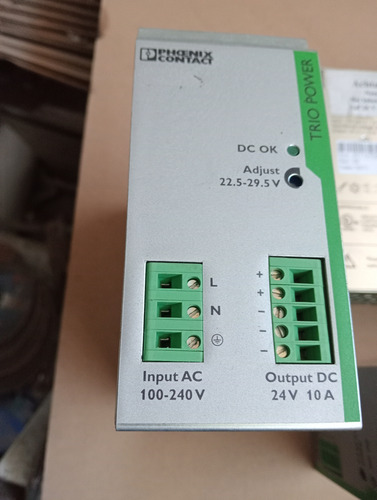 Fuente Alimentación Lote 3 Pza.110-240v, Salida 24 Vcd 10 A.