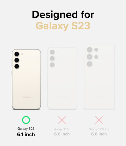 Imagen 4 de 4 de Funda Para Samsung S23 Ringke Fusión Original Anti Impacto