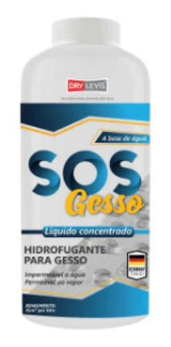 Aditivo Impermeável Hidrofugante Para Gesso Sos Gesso 