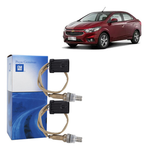 Par Sonda Lambda Original Delphi Gm Corsa 1.0 2011 93310435