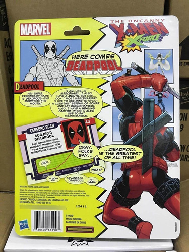 Deadpool Marvel Legends X-men Force Retro Figura Accion