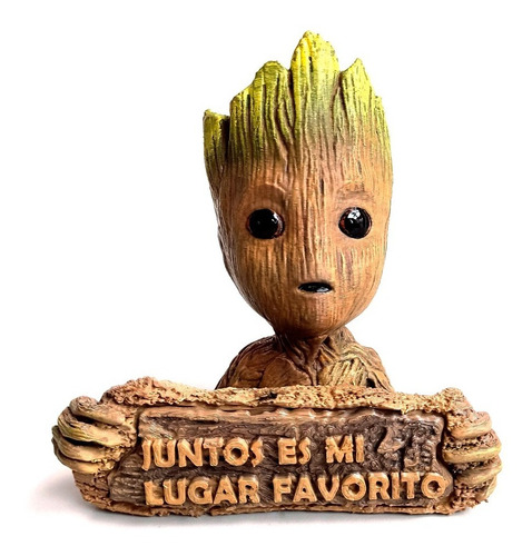 Matera Baby Groot Frases Porta Esferos Maceta Avengers