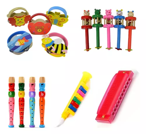 Instrumentos Musicales Infantiles Set X 5 Unidades