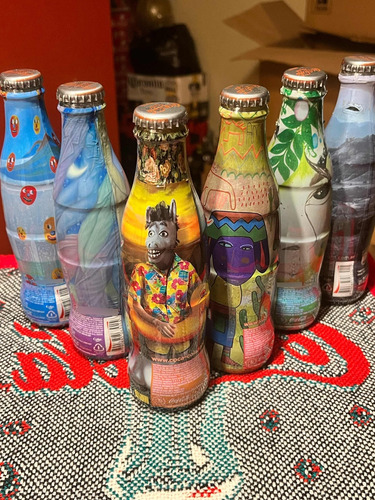 Set  Completo De Botellas De Coca Cola De Colección