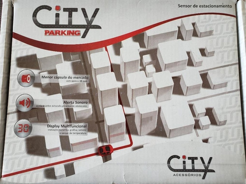 Sensor De Ré Estacionamento 04 Pontos Olimpus City Parking