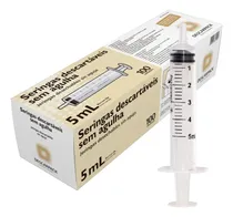 Comprar Seringa Descartável 5ml Su002F Agulha Luer Slip Descarpack Cu002F100