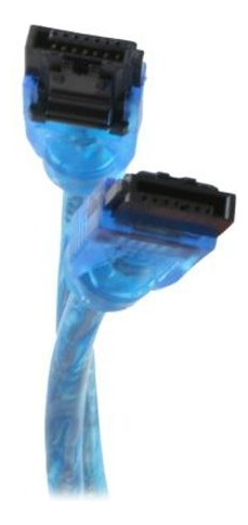 Okgear 18  Uv Azul Premium Cable Sata Iii Ronda 6 Gb S Recto