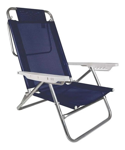 Reposera Sillon Playa Camping Aluminio Reforzada Mor 2105 