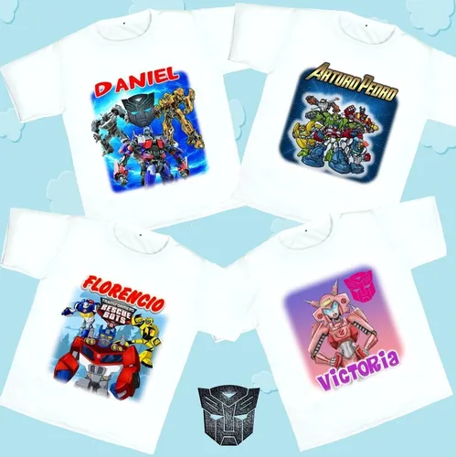 Playeras Personalizadas Transformers MercadoLibre