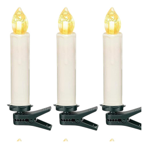 Velas Led, Decoración Navideña, Velas Falsas Sin Llama,