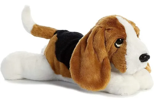 Peluche Aurora - Flopsie - Basset Hound De 12 Color White | Cuotas sin ...