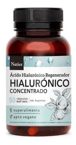 Ácido Hialuronico X 50 Cápsulas - Natier  
