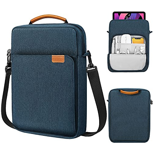 Bolso De Hombro Para Tablets iPad Samsung 12.9 PuLG Azul