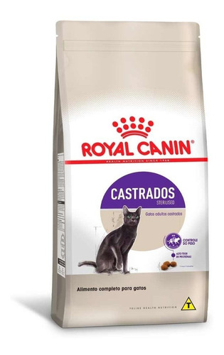 Ração Royal Canin Sterilised Castrados Gatos Adultos 10,1 Kg