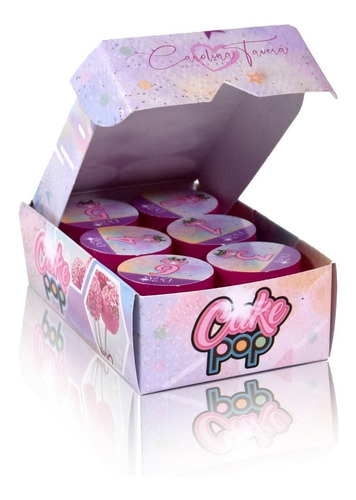 Coleccion Acrilicos Para Uñas Divas 6 Colores Cake Pop
