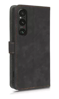 Capa Para Sony Xperia 1 V Resistente A Riscos Couro