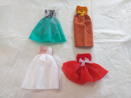 Ropa Para Barbie O Similar Muñeca X8 Vestidos Surtidos 