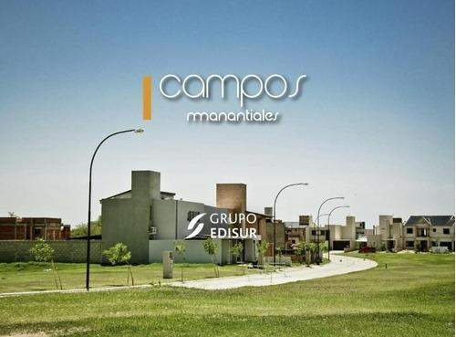 Venta Lote Campos De Manantiales 300m2 -zona Sur - Residencial