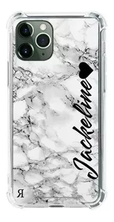 Funda Personalizada Reflekt White Marble Para iPhone Nombre