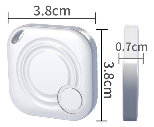 Kit 04 Rastreador Smart Tag À Prova D'água Para iPhone Ios
