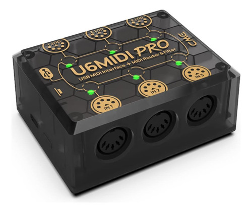 Cme U6midi Pro: Interfaz Midi Con Enrutador, Mapeador Y...