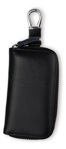 V Bolsa Para Chaves De Carro Com Zíper Azul Escuro 9092