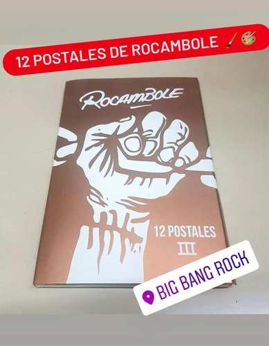 12 Postales 3* Ejemplar Rocambole Patricio Rey Big B Rock