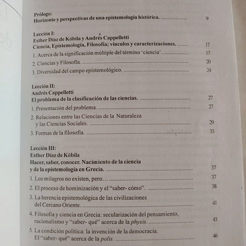 Kóbila, Cappelletti - Doce Lecciones De Epistemología