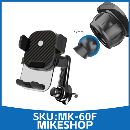 Soporte Porta Celular Teléfono Para Auto Giratorio 360° Negro