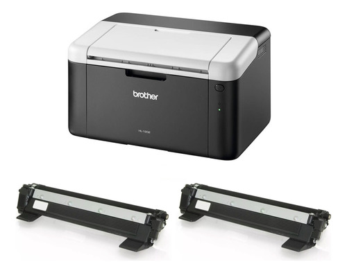 Impresora Laser Brother Hl-1202 + 2 Toner Extra Tn 1060 Civa