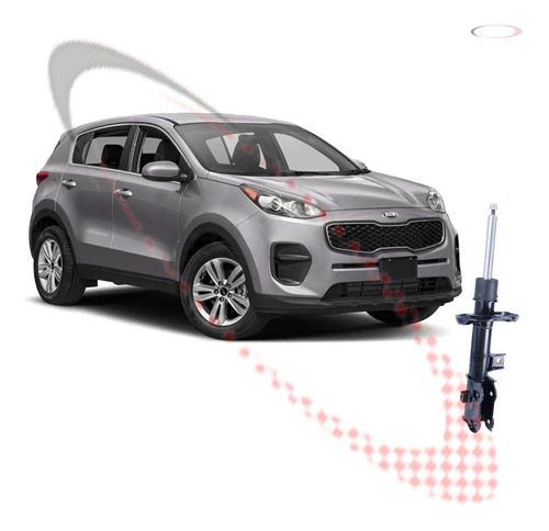 Amortecedor Diant. Le Sportage Turbogás Cofap Gp33338 Unit.