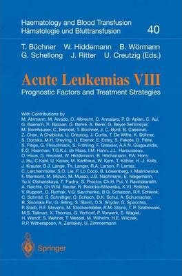 Libro Acute Leukemias Viii - T. Bã¿â¼chner