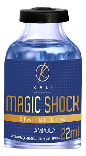 Ampola De Hidratação Semi Di Lino 22 Ml - Kali Cosmetics