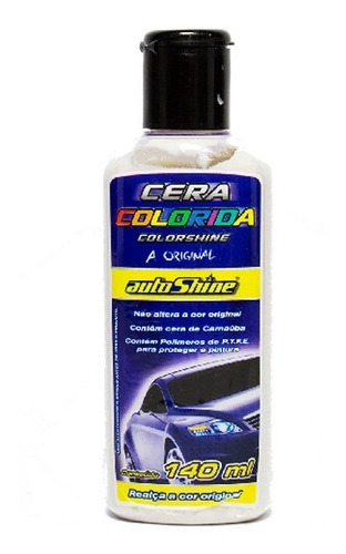 Cera Colorida Autoshine 140g - Várias Cores 