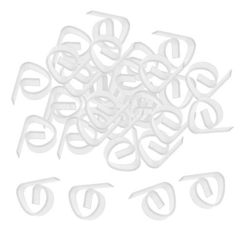 50 Piezas Abs Plástico Mantel Clip Abrazaderas