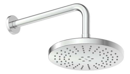 Chuveiro Com Braço De Parede Redondo 20cm Com 2 Ef