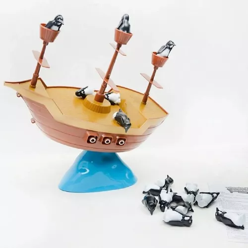 Jogo Barca dos Pinguins Piratas Equilibrio - Art Brink - Shop Macrozao
