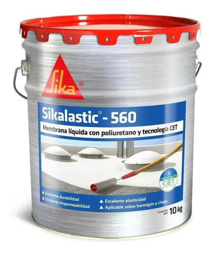 Sikalastic 560 Membrana Liquida Impermeabilizante 10 Kg Sika