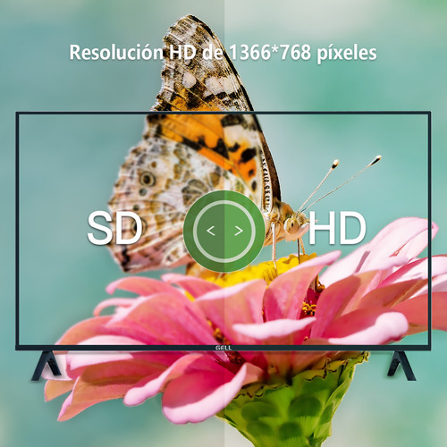 Pantalla Smart Tv 32 Pulgadas Android Tv Gell 32 Televisores (Usado)