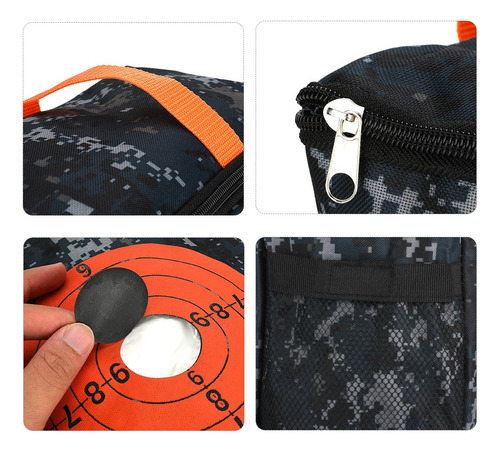 Bolsa De Armazenamento Target Shooting Com Kit Soft Bullets