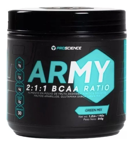 Army Bcaa Glutamina Hmb Aminos - Unidad a $115000