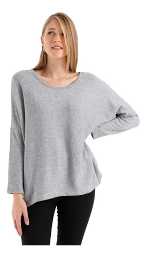 Sweater / Buzo / Remerón Amplio Tipo Poncho Lanilla C/ Lurex