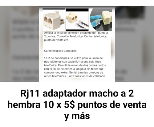 Red De Internet, Telefonía, Punto De Venta.  10 Piezas X 5$