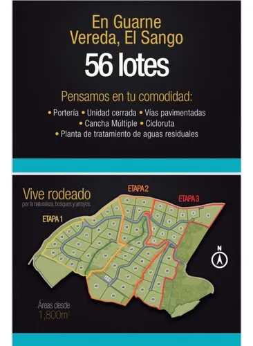 Lote En Parcelacion En Guarne Vereda El Sango