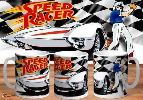 Taza Speed Racer Meteoro Aniversary 4k Art 02