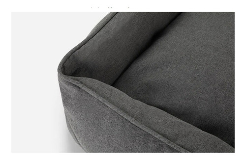 Imagen 2 de 10 de Rosen Cama Para Mascota Cuby Grafito Tamaño M