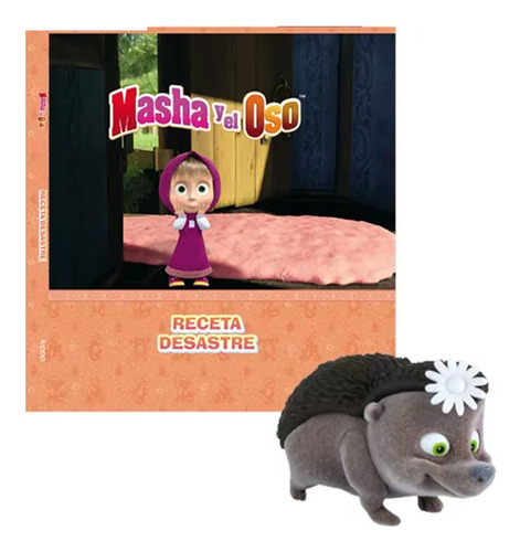 Colección Masha Y El Oso Cuento + Figura  N° 3 Erizo