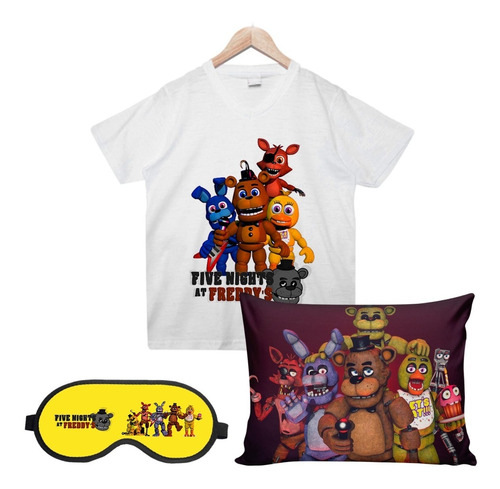 Fnaf Camisa, Almofada E Máscara