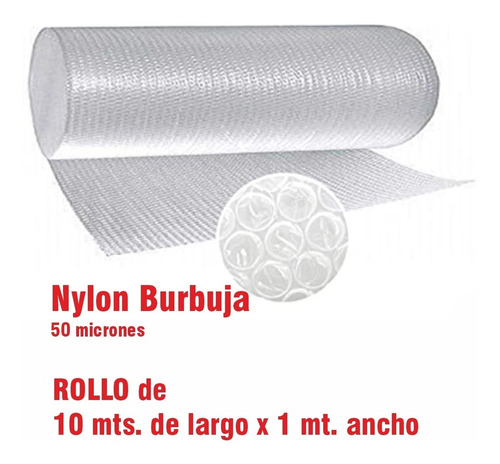 Imagen 2 de 6 de Nylon Burbuja Para Embalaje - 10 Mts. Largo X 1 Mt. Ancho